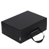 CMYK Black Corrugated Paper Packaging Box For Shoe Gift OEM/ODM