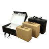 CMYK Black Corrugated Paper Packaging Box For Shoe Gift OEM/ODM