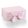 160x120cm Ribbon CMYK Pink Magnetic Gift Card Boxes For Friends