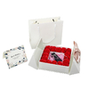 Gift Paper Box Custom Magnetic Bowknot Double Open 16 Roses Soap Flower For Jewelry Perfume Lipstick
