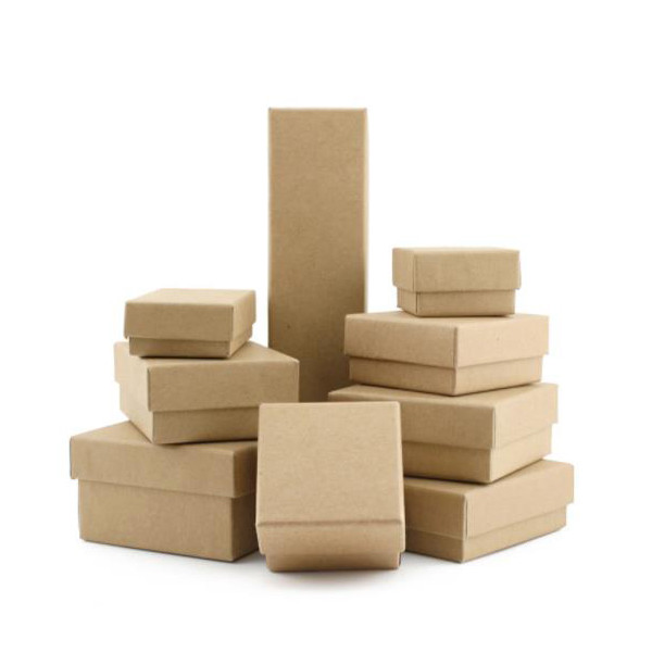 13*7*6cm Kraft Custom Paper Packaging Box For Gift 4c Print