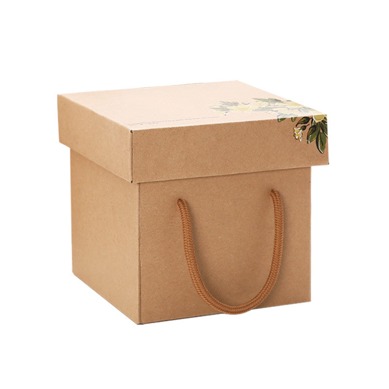 Tiny Stuff Christmas Gift Box With Lid , ODM 100% Recycle Corrugated Board Box