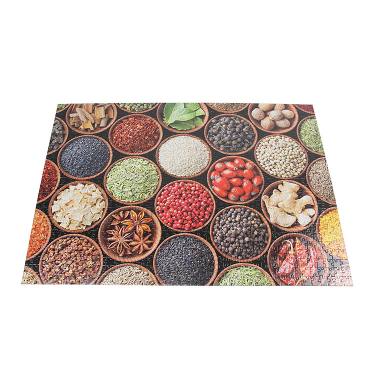 2.0mm Beans Paper Jigsaw Puzzle 1000 Pieces Personalised For Gift