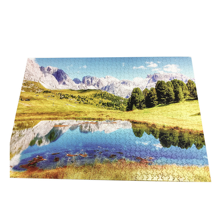 70x50cm 2.0mm Adult 3d Paper Jigsaw Puzzle 1000 Pieces For Games