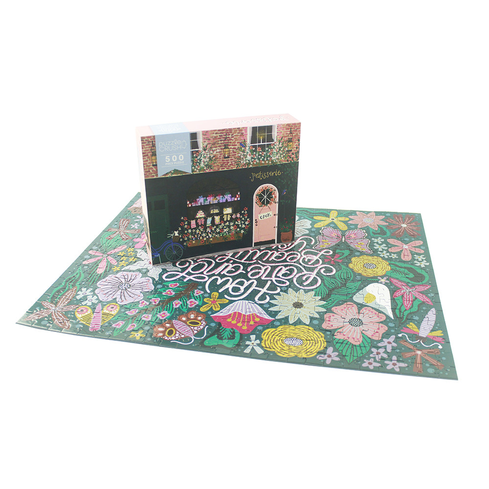 Wholesale OEM Custom Paper Jigsaw Puzzle Cartoon Design Puzzle Game
