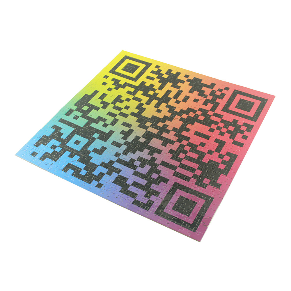 RQ Code CMYK Childrens Jigsaw Puzzles , 70x50cm 50 Piece Puzzle