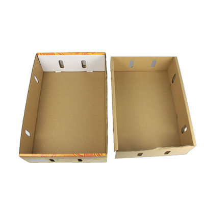 OEM Corrugated Kiwi Fruit Packing Box W9 Strengthen Recyclable
