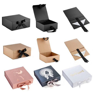 4C CMYK High End Rigid Gift Box Recyclable For Dress / Jewelry